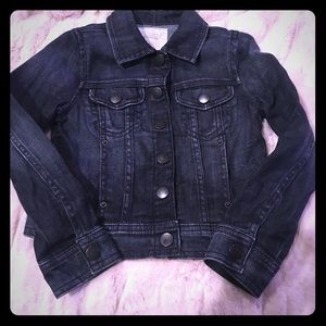 77 Kids dark Young Girls Jean Jacket